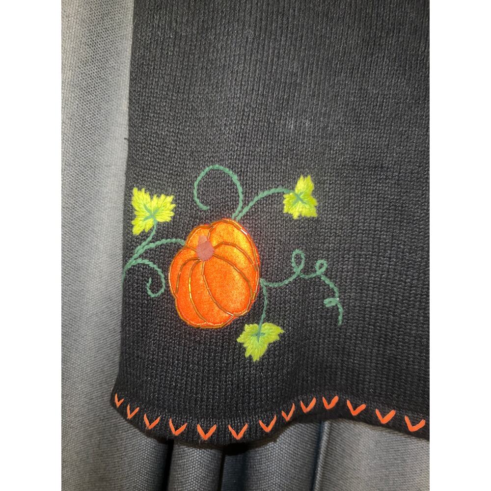 Ugly Halloween Sweater Xmas Pumpkin Sweatshirt Crewneck Size XL - Picture 5 of 5